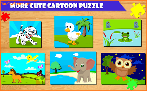 Cartoon Kids Jigsaw Puzzle screenshot