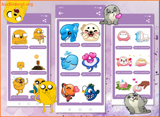 Cartoon Stickers for WA screenshot