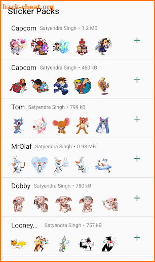 Cartoon Stickers for Whatsapp screenshot