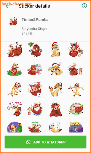 Cartoon Stickers for Whatsapp screenshot