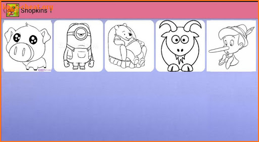 Cartoons Coloring Pages For kids screenshot