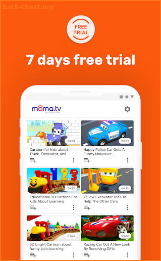 Cartoons for Kids - MamaTV - Kids Entertainment screenshot