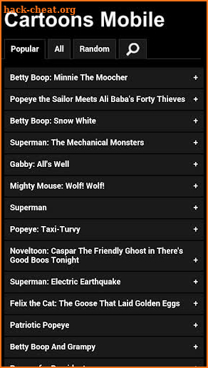 Cartoons Mobile screenshot