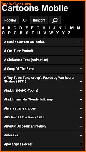 Cartoons Mobile screenshot