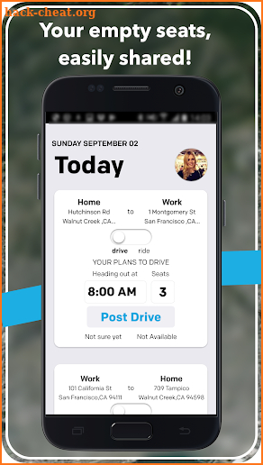 Carzac - carpool made easy. screenshot