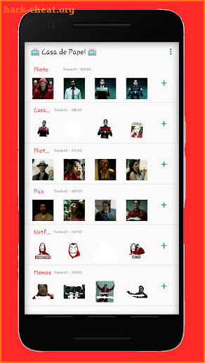 Casa de Papel Stickers for WhatsApp screenshot