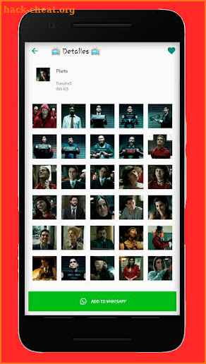 Casa de Papel Stickers for WhatsApp screenshot