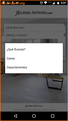 Casas y Terrenos screenshot