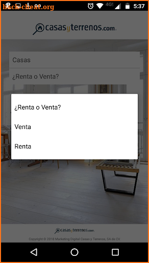 Casas y Terrenos screenshot