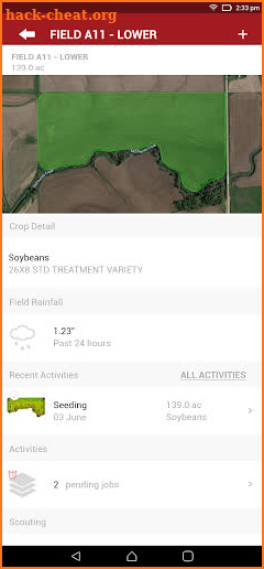 Case IH AFS Connect Farm screenshot