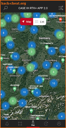 Case IH AFS RTK+ screenshot