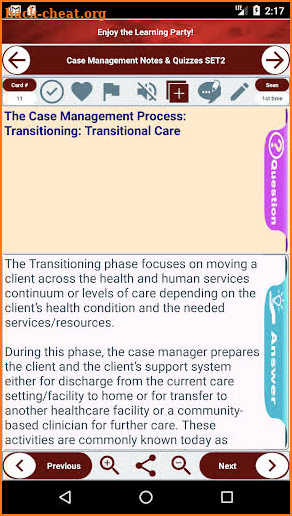 Case Management Exam Prep MCQ, Notes & Quizzes screenshot