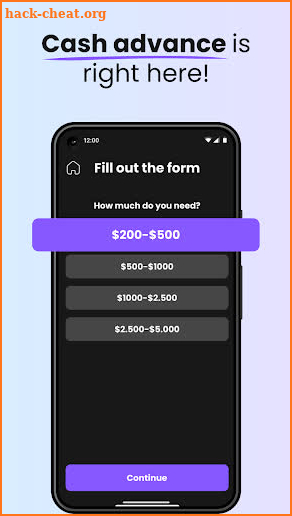 Cash Advance for Bad Credit screenshot