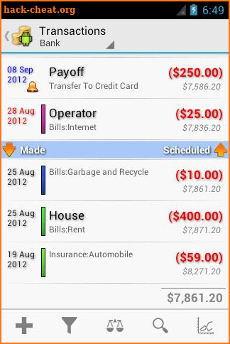 Cash Droid Pro screenshot