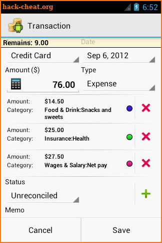 Cash Droid Pro screenshot