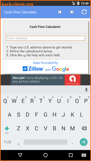 Cash Flow Calculator screenshot