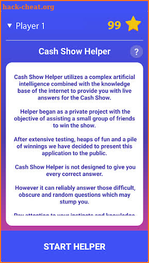 Cash Show Helper screenshot