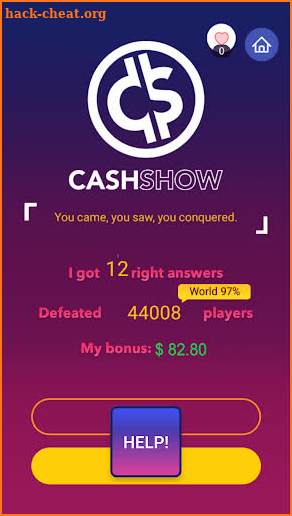 Cash Show Helper screenshot