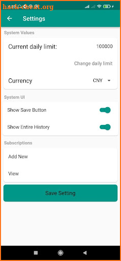 Cash Trackenator screenshot