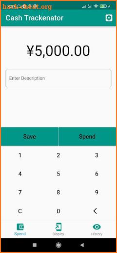 Cash Trackenator screenshot