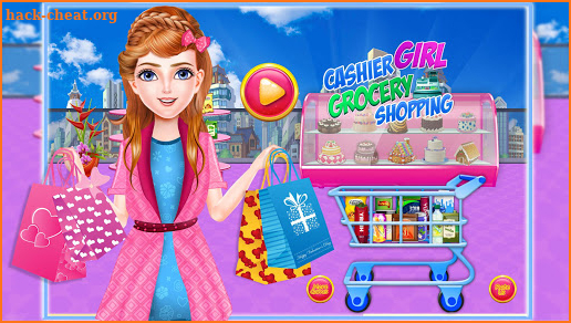 Cashier Girl Grocery Shopping screenshot