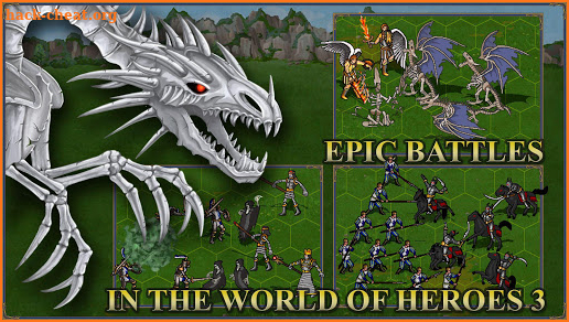 Castle fight: Heroes 3 medieval battle arena screenshot