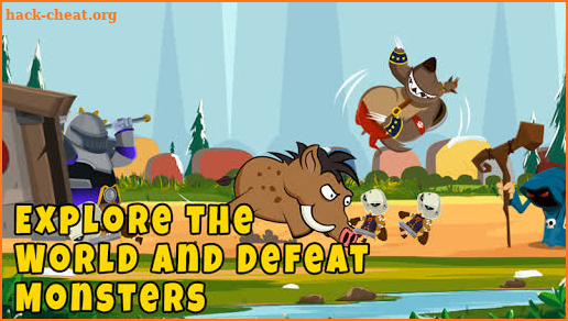 Castle Monsters: Battle of Hero Warriors screenshot