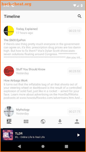 Castn - Podcast App screenshot