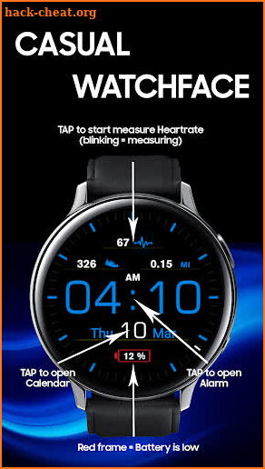 Casual Watchface AKM screenshot