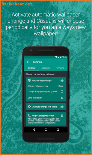 Casualis:Auto wallpaper change screenshot