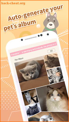 Cat & Dog Translator—Pet translator, album, sounds screenshot