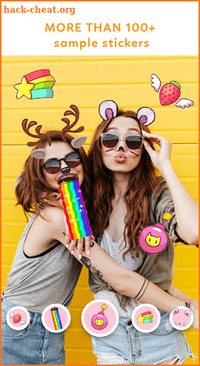 Cat Face - Sticker photo editor & Selfie stickers screenshot