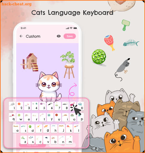 Cat Language: DIY Wallpaper screenshot