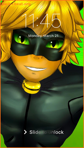 Cat Superhero Full HD Pattern AppLock Password PIN screenshot