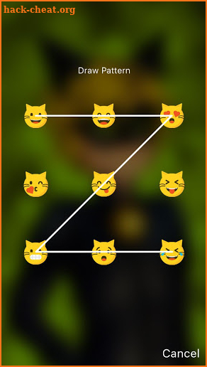 Cat Superhero Full HD Pattern AppLock Password PIN screenshot