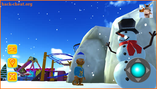 Cat Theme & Fun Ice Park Gold screenshot