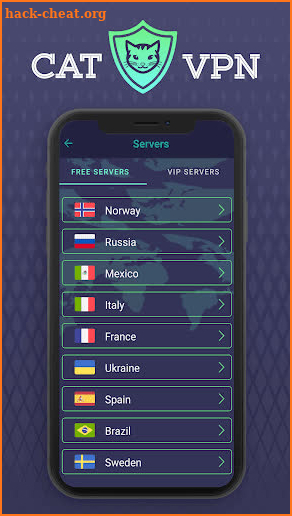 Cat VPN screenshot