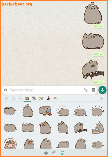 Cat WAStickerApps - Pusheen stickers Pack screenshot