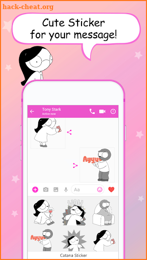 Catana Comics Sticker Free screenshot