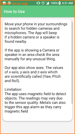 Catchify - Detect Hidden Camera and Microphone screenshot