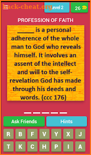 Catechism Quiz screenshot