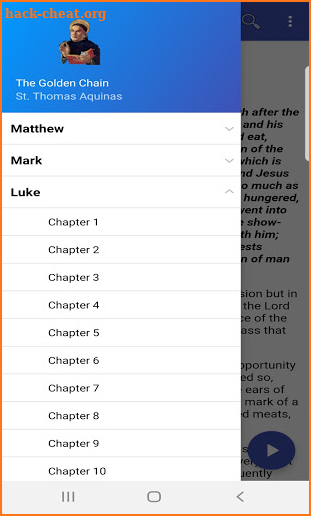 Catena Aurea (The Golden Chain of Thomas Aquinas) screenshot