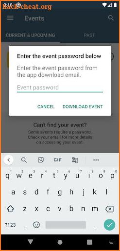 Caterpillar Events screenshot