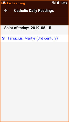 Catholic Daily Readings screenshot