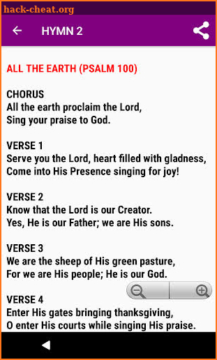 Catholic Hymn Book screenshot