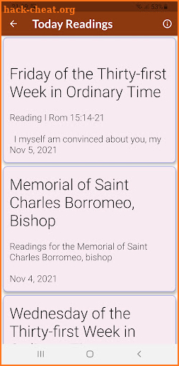 CATHOLIC MISSAL 2022 screenshot