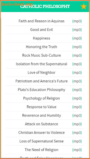 Catholic Philosophy Audio Lectures (No Ads) screenshot