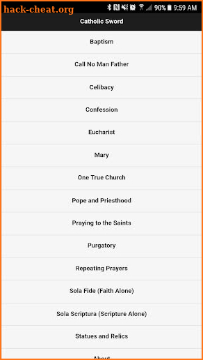 Catholic Sword Apologetics screenshot