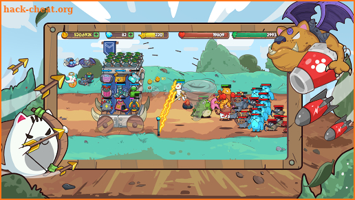 Cat'n'Robot: Idle Defense screenshot