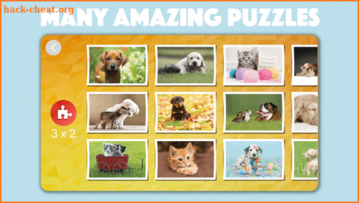 Cats & Dogs Jigsaw Puzzles for kids & toddlers screenshot